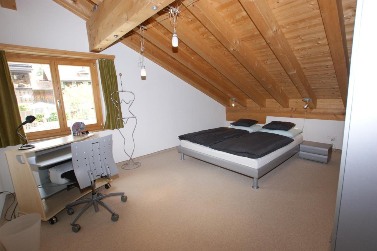 Ferienwohnung Gotschnablick Klosters-Serneus Exterior foto