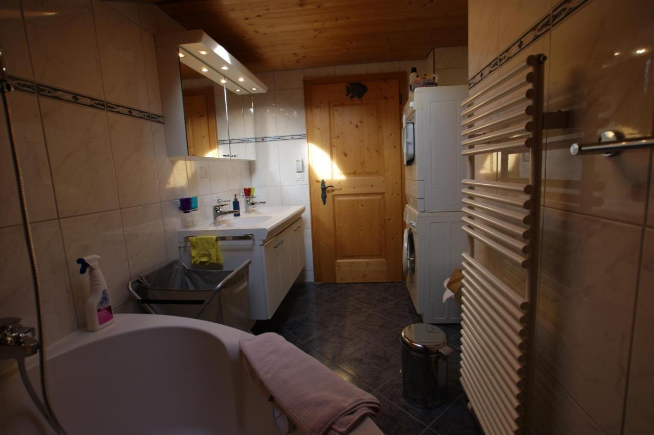 Ferienwohnung Gotschnablick Klosters-Serneus Exterior foto