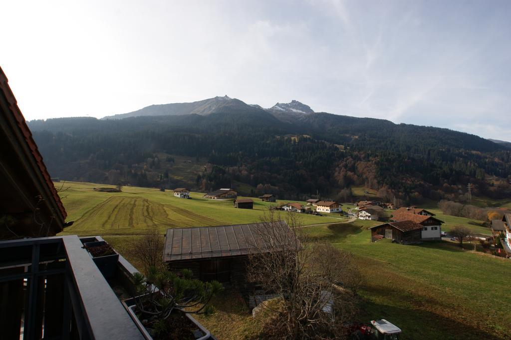 Ferienwohnung Gotschnablick Klosters-Serneus Exterior foto